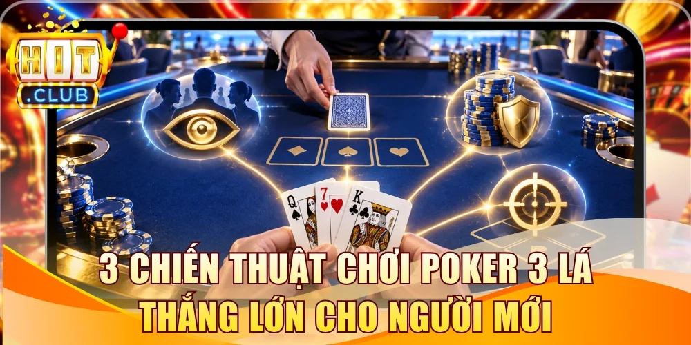 3 Chiến Thuật Chơi Poker 3 Lá Thắng Lớn Cho Người Mới