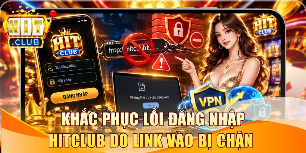 Khắc phục lỗi đăng nhập Hitclub do nguyên nhân link vào bị chặn